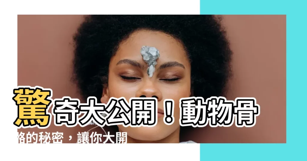 【動物骨骼】驚奇大公開!動物骨骼的秘密,讓你大開眼界