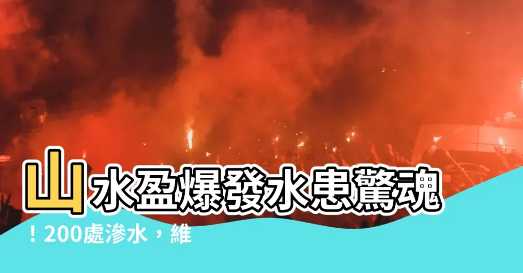 【山水盈 漏水】山水盈爆發水患驚魂！200處滲水，維修期長達21個月