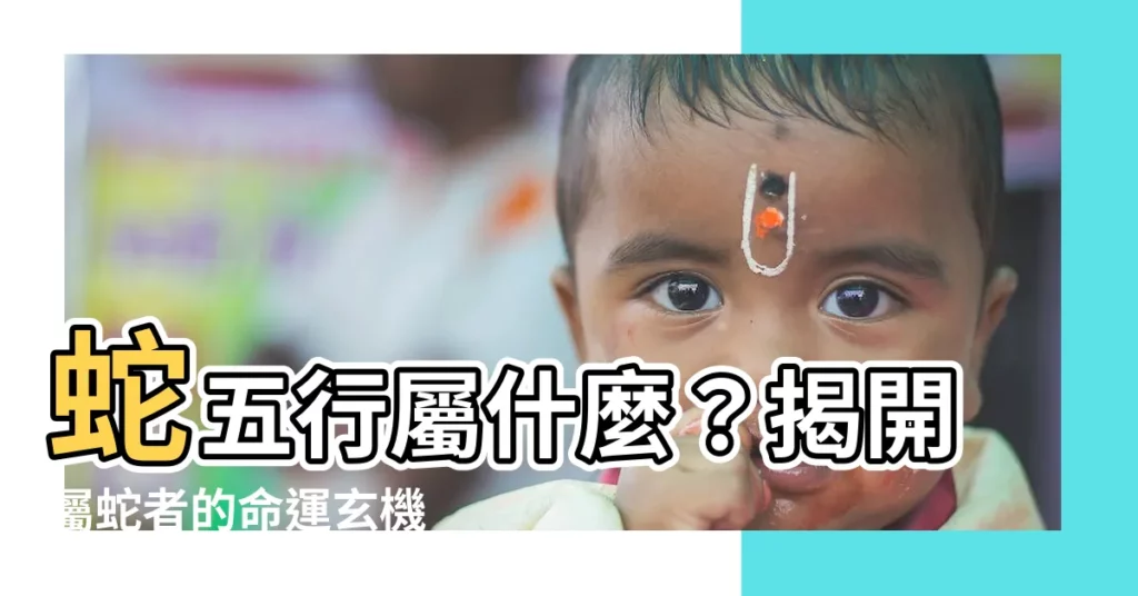 【蛇 五行】蛇五行屬什麼?揭開屬蛇者的命運玄機