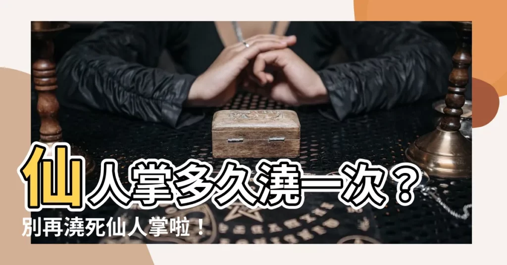 【仙人掌多久澆一次水】仙人掌多久澆一次？別再澆死仙人掌啦！掌握4個關鍵！