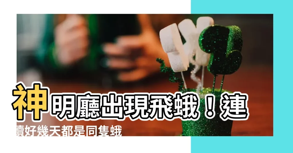 【神明廳有飛蛾】神明廳出現飛蛾!連續好幾天都是同隻蛾,背後徵兆令人嚇傻